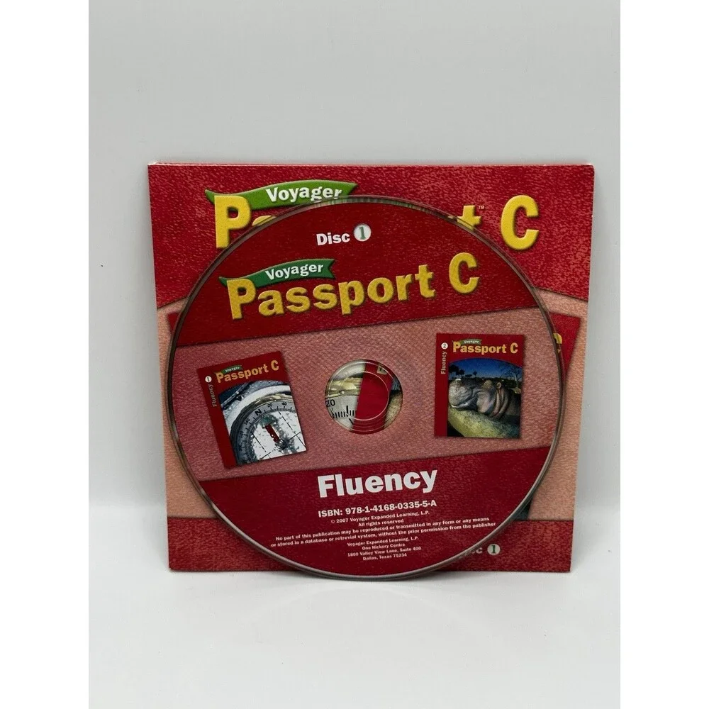 Voyager Passport C Fluency Discs 1-3 Complete Set CD-ROM 978-1-4168-0335-5